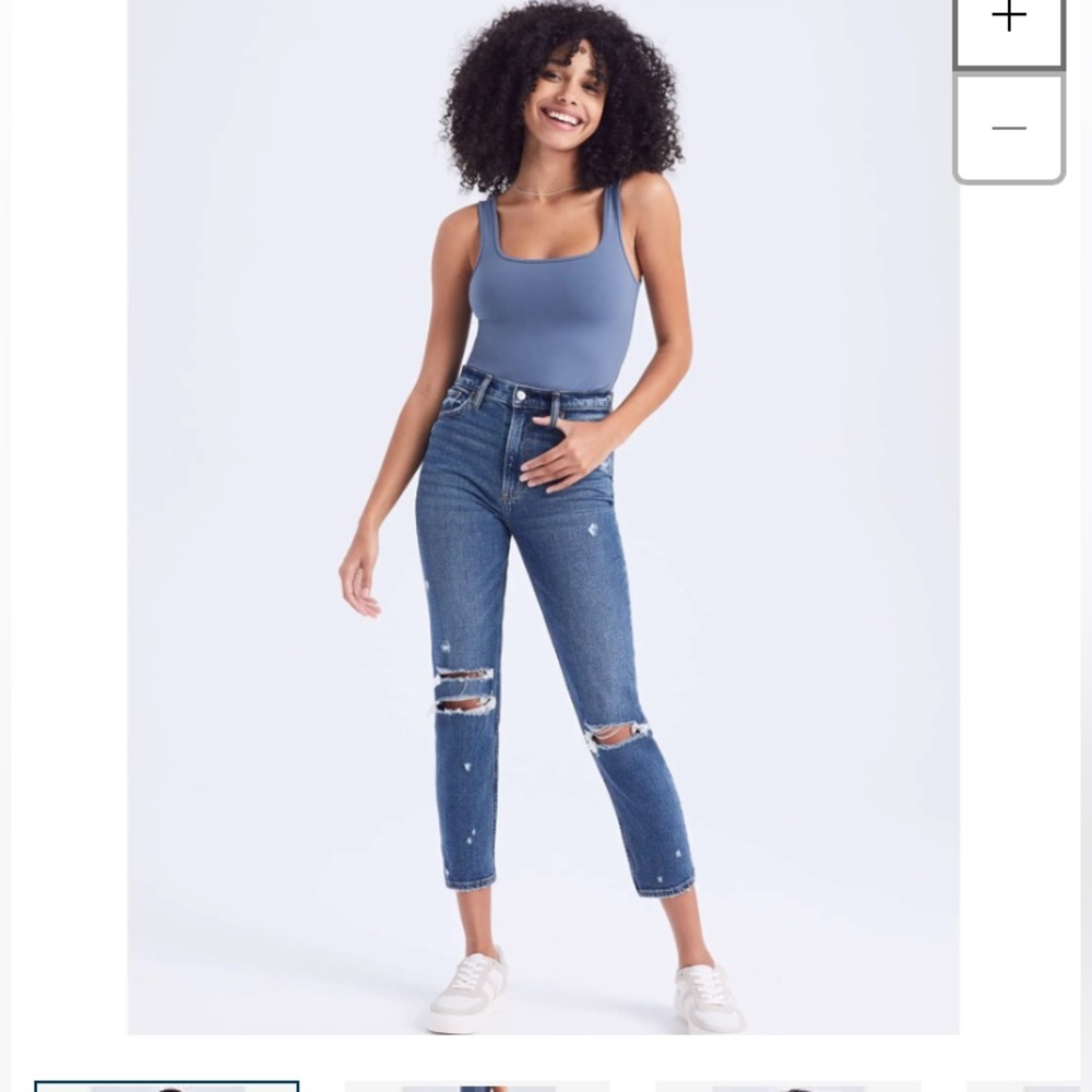 Abercrombie & Fitch The Mom High Rise jean